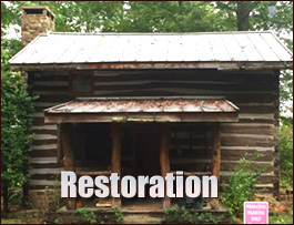 Historic Log Cabin Restoration  Hamden, Ohio